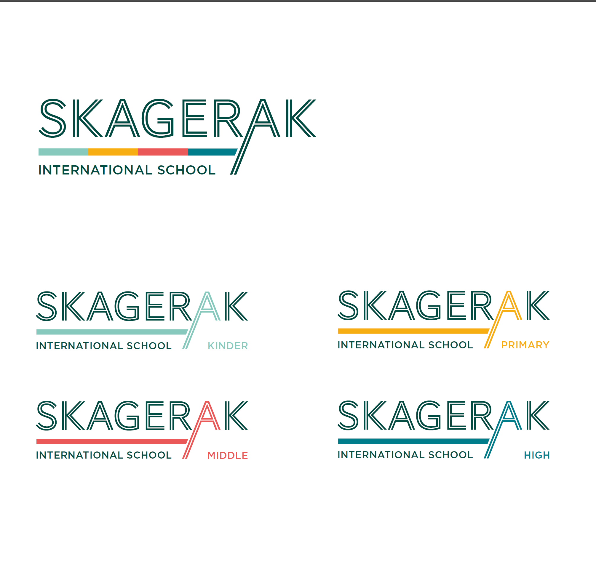 Each school example logos